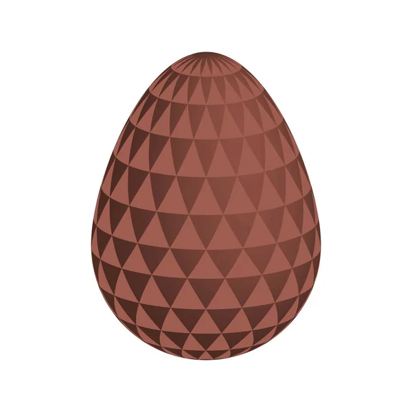Chocolate Easter Eggs Vector Illustration — Image vectorielle