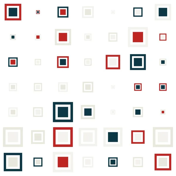 Quadrate Mit Einem Zufälligen Muster Hintergrund Vektorillustration — Stockvektor