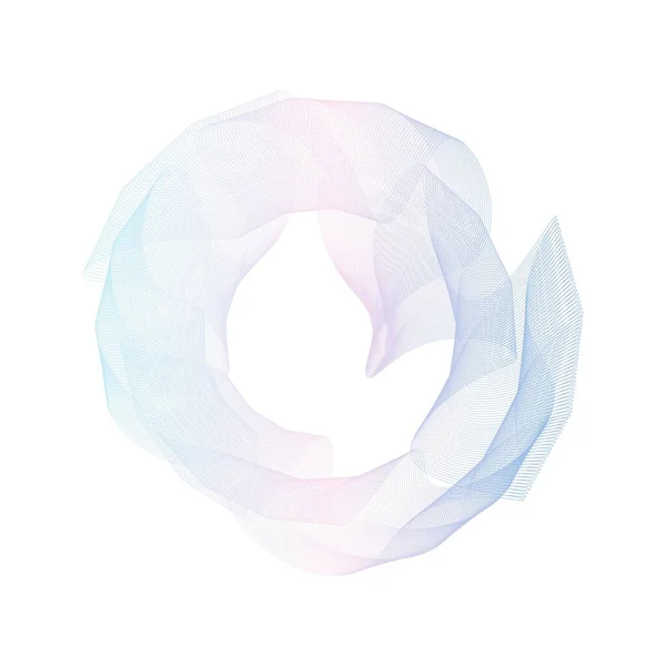 Абстрактний Рожево Синій Колір Хвилі Фону Рамки Векторні Ілюстрації — стоковий вектор