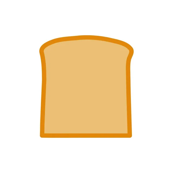 Значок Нарезанного Хлеба Векторная Иллюстрация — стоковый вектор