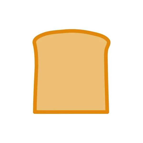 Sliced Bread Icon Vector Illustration — Stock Vector