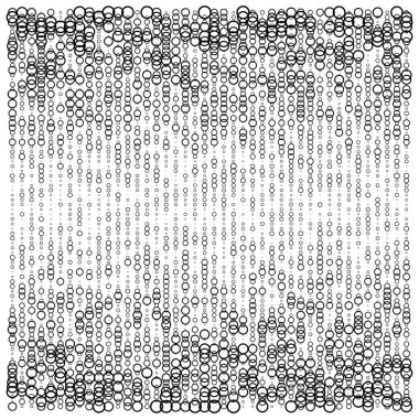 Bubbles yarım ton gradyan arkaplan rastgele desen. Vektör illüstrasyonu.