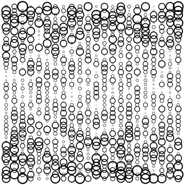 Bubbles Halve Toon Verloop Willekeurige Patroon Achtergrond Vectorillustratie — Stockvector