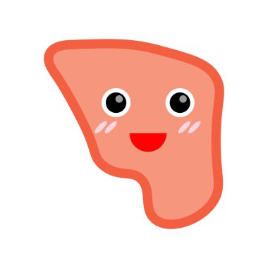 Gülümse, şekil simgesi. Vektör illüstrasyonu.