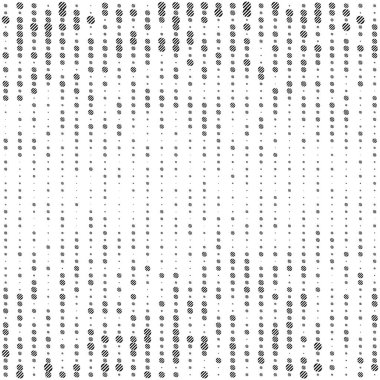 Daireler çizgisi, yarım ton gelişigüzel arkaplan. Vektör illüstrasyonu.