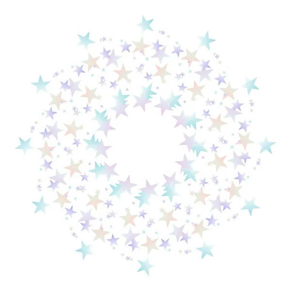 Estrellas Guirnalda Colores Ilustración Vectorial — Vector de stock