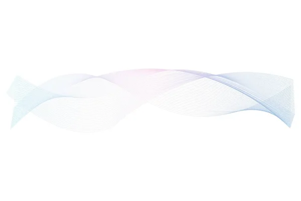 Blue Pink Pastel Wave Background Vector Illustration — Stock Vector