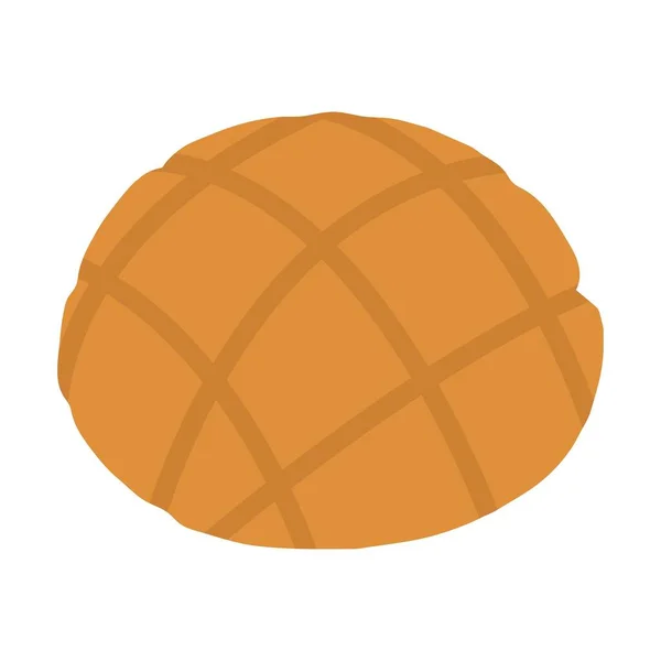 Ikon Roti Melon Ilustrasi Vektor - Stok Vektor