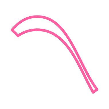 Kalın çizgili kağıt kesiği. Vektör illüstrasyonu.