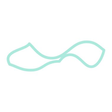 Kalın çizgili kağıt kesiği. Vektör illüstrasyonu.