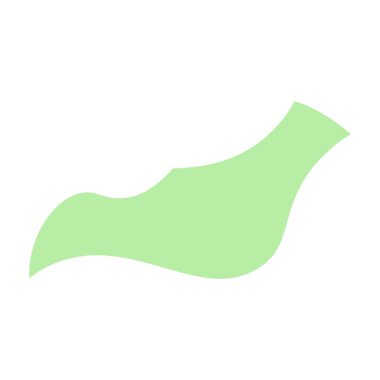 Şekil biçimli kağıt kesiği. Vektör illüstrasyonu.