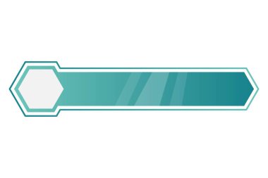 Bilgisel tasarım şablonları geometri gradyan çubuğu. Vektör illüstrasyonu.