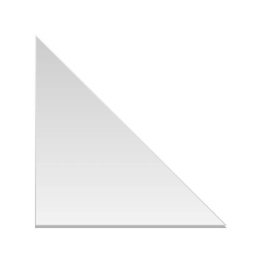 Geometri kağıdı kesiği. Vektör illüstrasyonu.