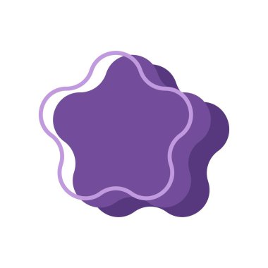 Yıldız ve çizgi ikonu. Vektör illüstrasyonu.