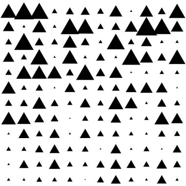 Üçgenler rastgele desen arkaplanı. Vektör illüstrasyonu.