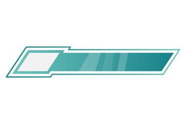 Bilgisel tasarım şablonları geometri gradyan çubuğu. Vektör illüstrasyonu.