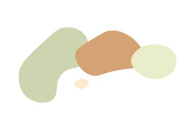 Soyut biçim, doğa organik. Vektör illüstrasyonu.