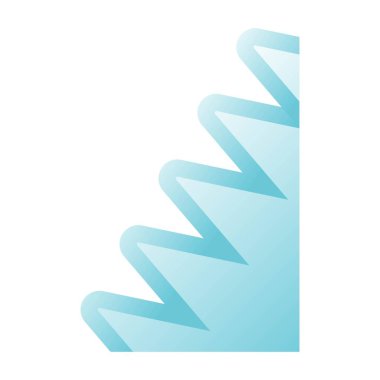 Kağıt köşeler için mavi gradyan şekiller. Vektör illüstrasyonu.