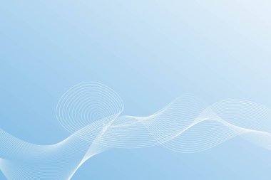 mavi ve beyaz soyut dalga arkaplanı.