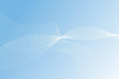 mavi ve beyaz soyut dalga arkaplanı.