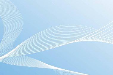 mavi ve beyaz soyut dalga arkaplanı.