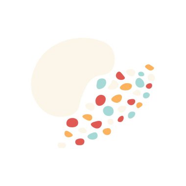 Soyut biçim, doğa organik. Vektör illüstrasyonu.