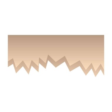 Kağıt köşeler için kahverengi gradyan şekiller. Vektör illüstrasyonu.