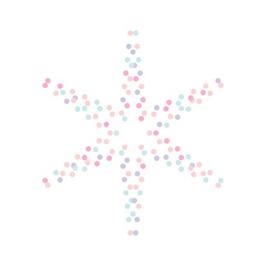 Pastel renkli yıldız çizgileri. Vektör illüstrasyonu.