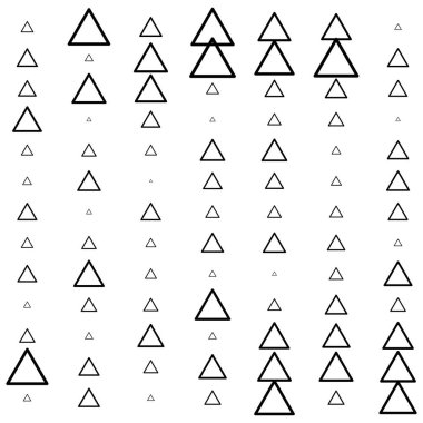 Üçgenler rastgele desen arkaplanı. Vektör illüstrasyonu.