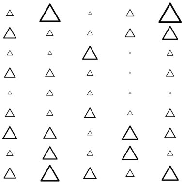 Üçgenler rastgele desen arkaplanı. Vektör illüstrasyonu.