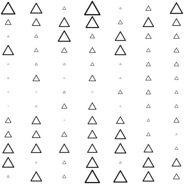 Üçgenler rastgele desen arkaplanı. Vektör illüstrasyonu.