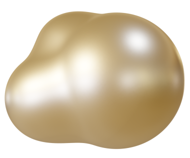 Parlak kahverengi bulut 3D. 3d oluşturma.