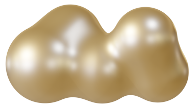 Parlak kahverengi bulut 3D. 3d oluşturma.