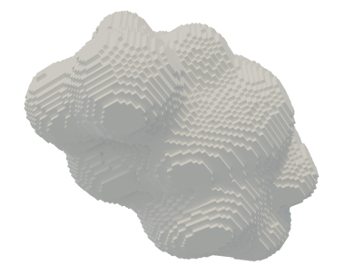 Beyaz bulut sesi. 3d oluşturma.