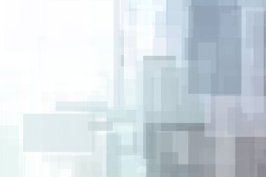 Soyut beyaz, mavi ve gri kareler arkaplan.