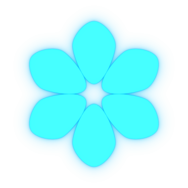 Dekorasyon için parlak çiçek çizimi.