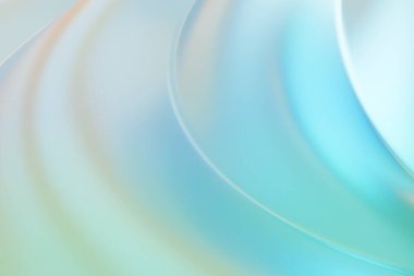 Mavi ve yeşil parlak kumaş dokusu arka planda. 3d oluşturma.