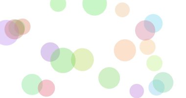 Renkli nokta bokeh çember arkaplanı.