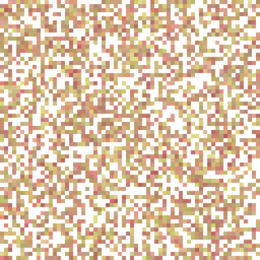 Yeşil ve turuncu kareler yarım ton rastgele arkaplan.