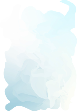 Su altında beyaz ve mavi damla. Pastel suluboya arkaplan.