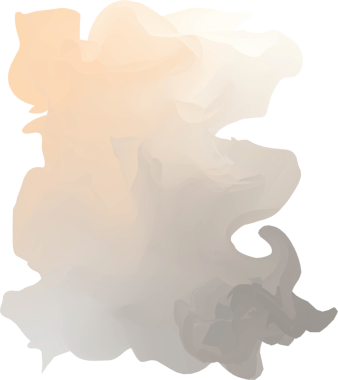 Su altında beyaz, turuncu ve kahverengi damlalar. Pastel suluboya arkaplan.