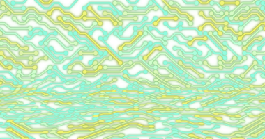 Devre lambası teknolojisi arka planı. 3d oluşturma.