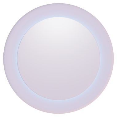 Beyaz arka planda düğme var. 3d oluşturma.