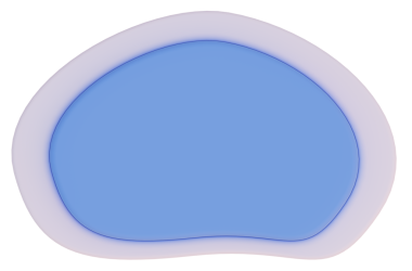 Beyaz arka planda düğme var. 3d oluşturma.