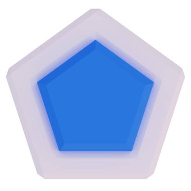 Beyaz arka planda düğme var. 3d oluşturma.