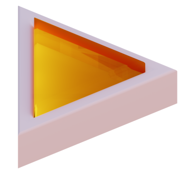 Beyaz arka planda düğme var. 3d oluşturma.