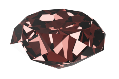 Kırmızı Elmas ikonu. 3d oluşturma.