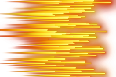 Sarı soyut dinamik ışık çizgileri teknolojinin dijital arka planı. 3d oluşturma.