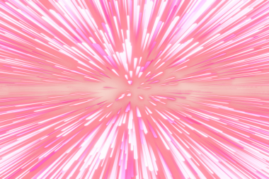 Pembe soyut dinamik ışık çizgileri teknolojinin patlama etkisi arka planı. 3d oluşturma.