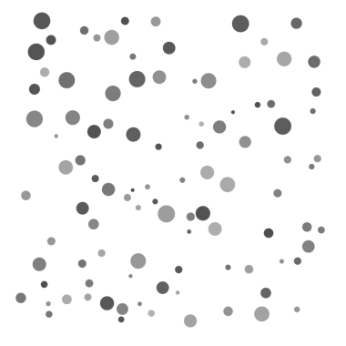 Gri rastgele nokta, kabarcık arkaplan.